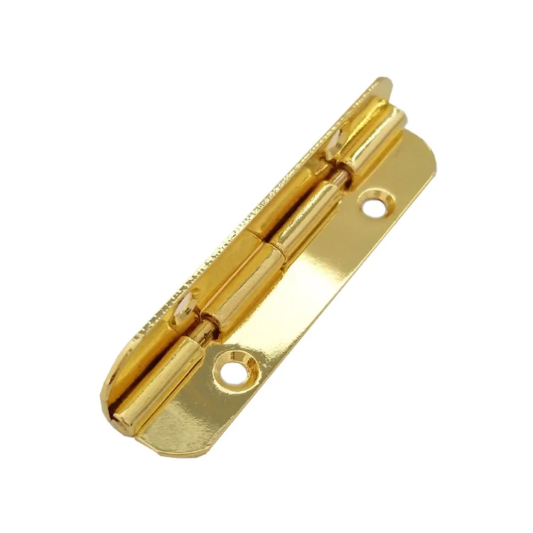 Hot sale metal HG12004-2 Gold Plated Round Corner Box Hinges