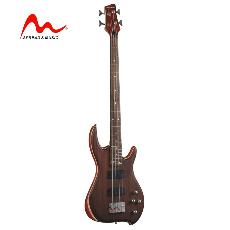 High quality electric bass rosewood mahogany maple electric bass guitar EB-25/N