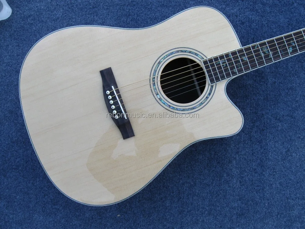 Weifang Rebon 41 inch DC-78 spruce&rosewood acoustic guitar