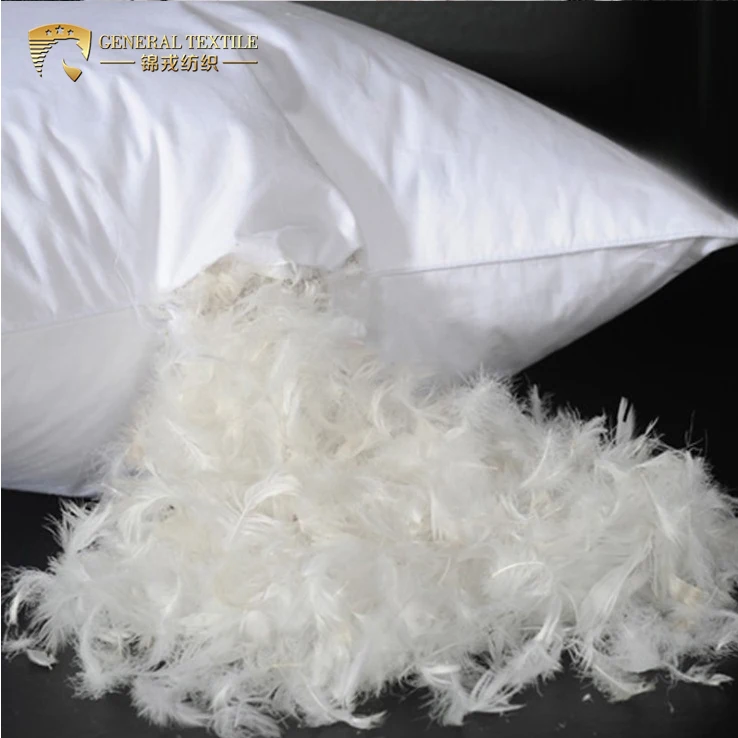 JR248 Luxury 5 Star Hotel Pillow Goose Feather Down Hotel Collection Bed Pillows for Sleeping