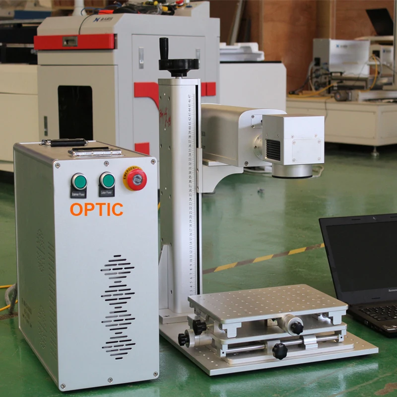 ХОРОШЕЕ Качество Мини-Волоконный Лазер Маркировочная Машина для Металла