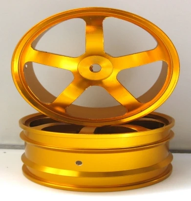 Колеса из алюминиевого сплава RC 1/10, задние диски для автомобиля-Багги (60015)