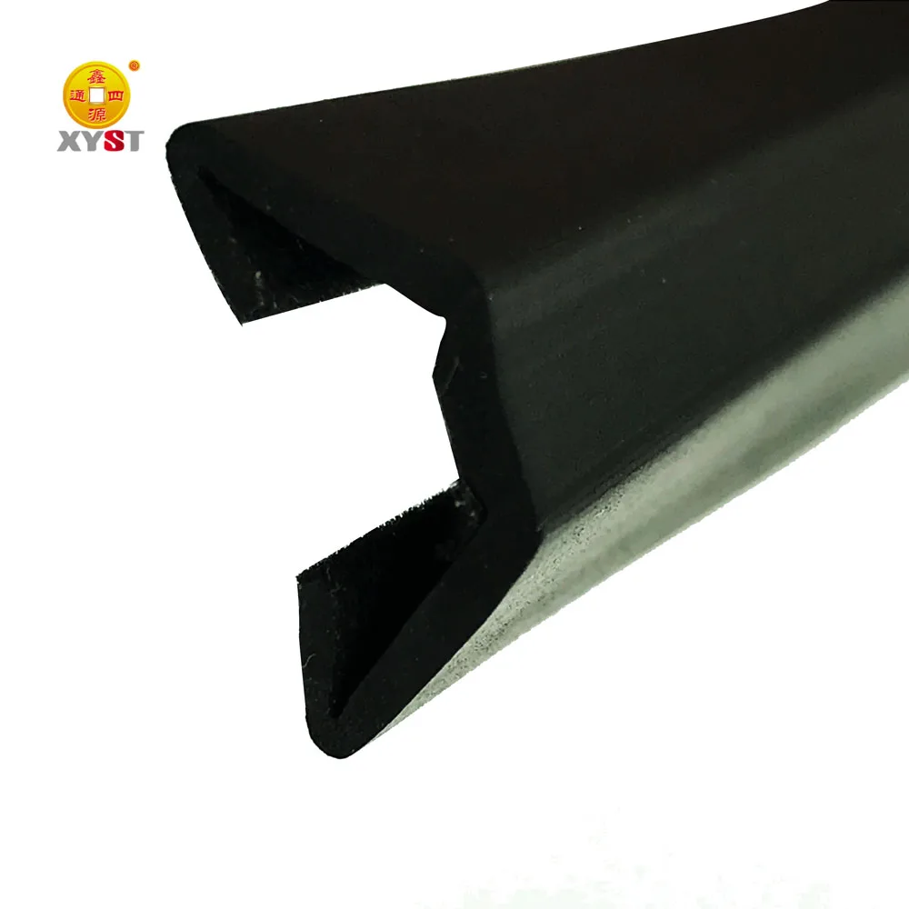 Custom Factory EPDM extrusion flocking seal strip for doors and windows