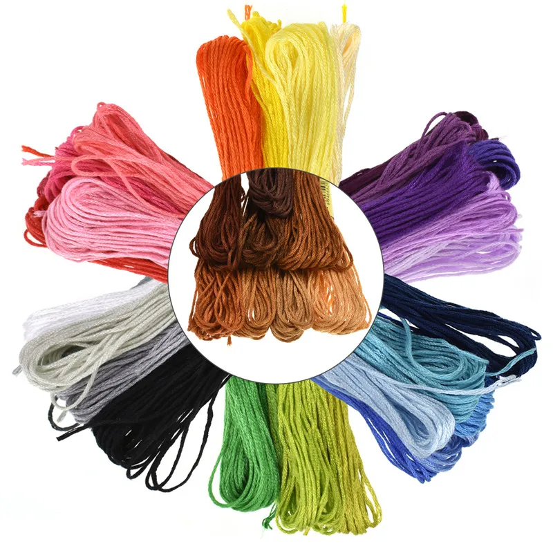 
56pcs Similar Color Embroidery Threads Cross Stitch Cotton Sewing Skeins Thread Embroidery Floss DIY Craft Sewing Accessories 