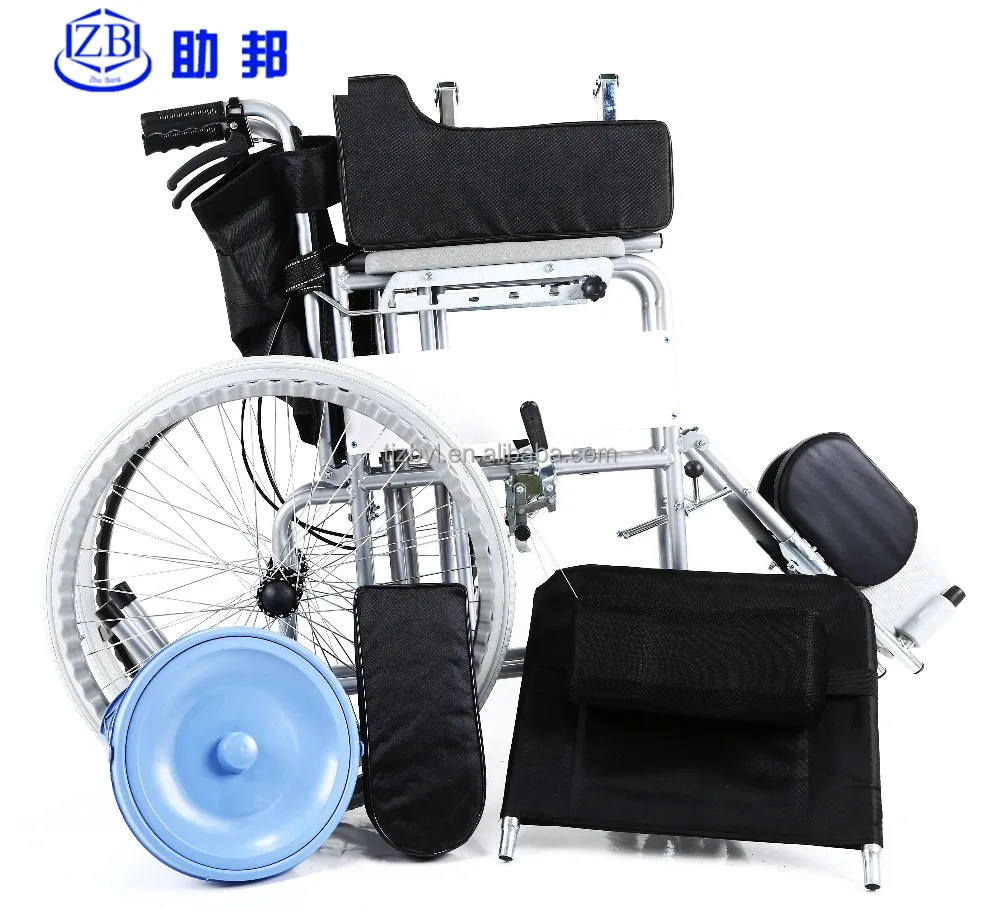 
Adjustable Height Lightweight Lying-down Wheel chair with Big Wheel 