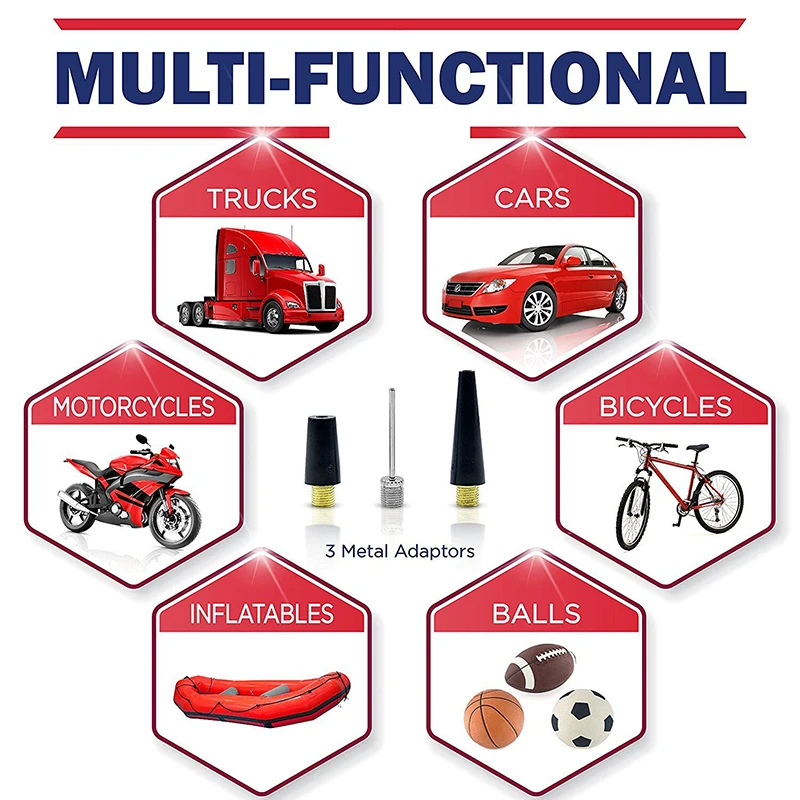 Portable air compressor car tire inflator pump dc 12v mini car air compressor