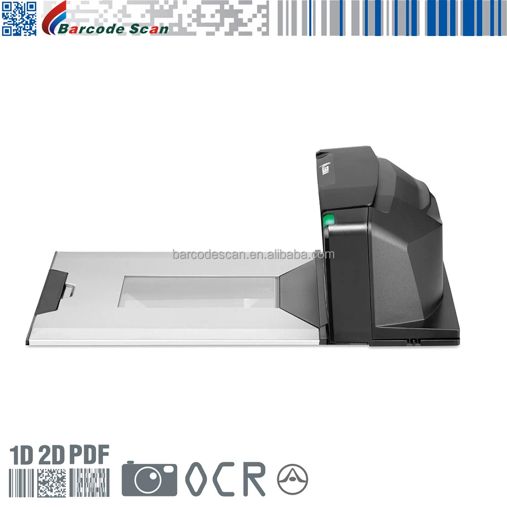 The Zebra MP7000 multi-plane in-counter built-in barcode scanner with an optional scale for point of sale