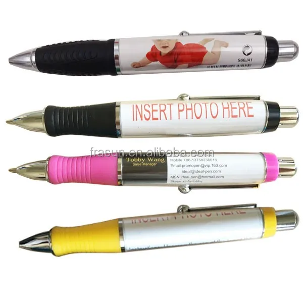 Special 3D Photo Parts Metal Advertising Fashion Picture Pen Promotional Pens