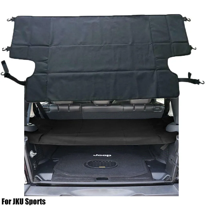 
Rear Trunk Cargo Cover Lite Shield for Wrangler JKU Sports Rubicon SaharaTonneau Cover 