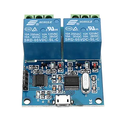 LCUS-2 двухканальный USB релейный модуль USB Интеллектуальный переключатель управления