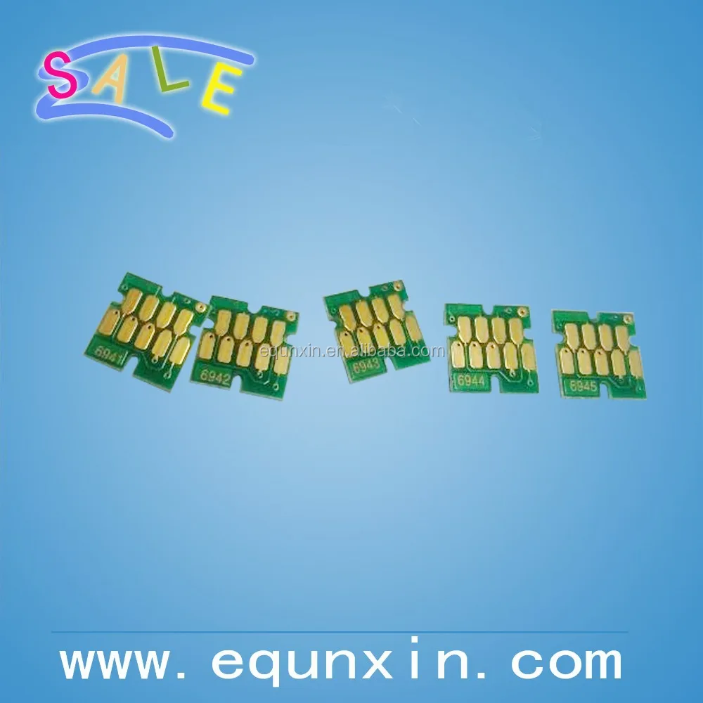  Чипы картриджа для F6200 F7200 F9200 чипы Epson F series T7411-7414 T741X одноразовые