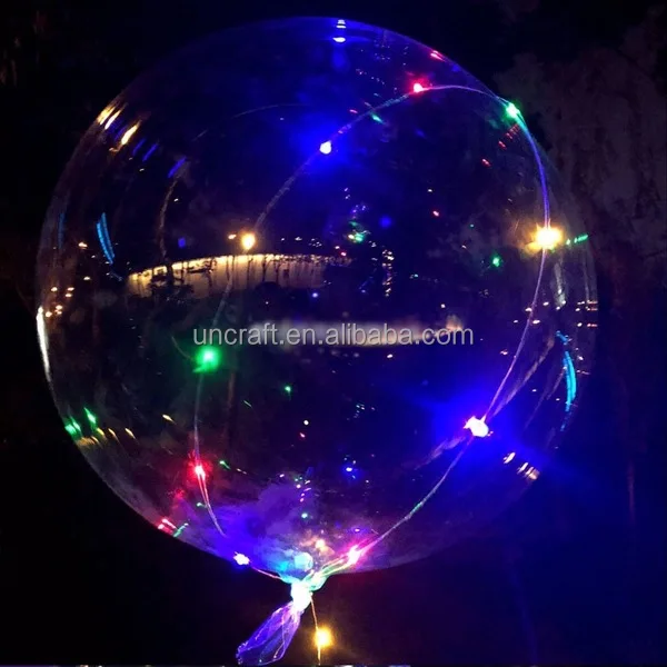 
2020 Amazon Hot sales Led Balloon Flashing Lights Bobo Helium Ballon For Halloween /birthday Party supplies 
