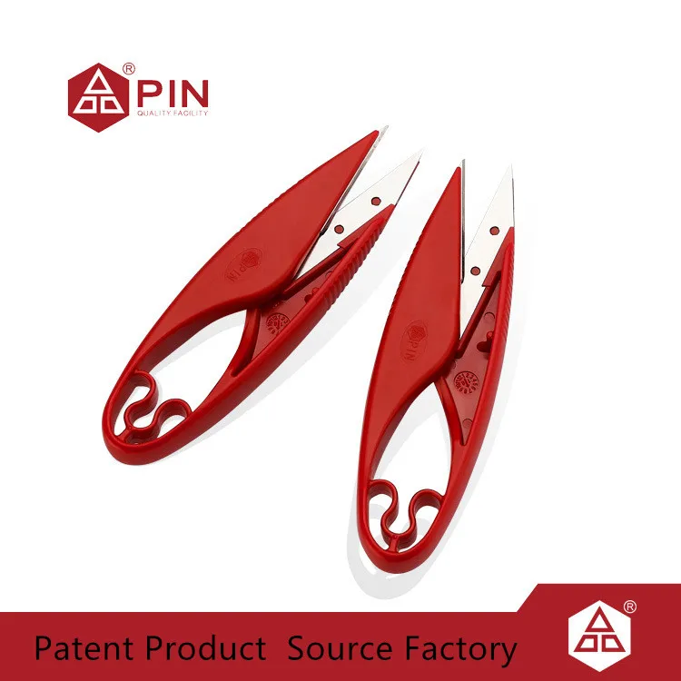 PIN Brand Patent Yarn Scissors Pin-1455 Double-sided Blade Cutter Stainless Steel Thread Trimmer