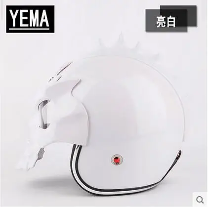 YM-629S-GT OEM service factory directly new design skull helmet YEMA stylish open face helmet