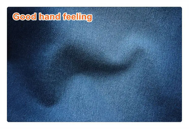 Хлопчатобумажная/полиэтиленовая пряжа, окрашенная утка, эластичная джинсовая ткань