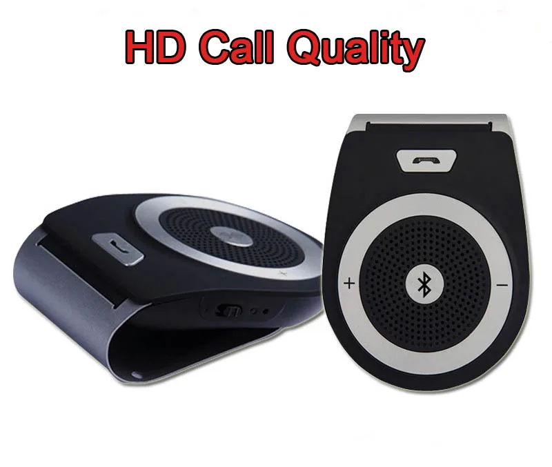 T821 Wireless BT Car Hands-Free Speaker Phone Player Car Sun Visor Handsfree Speakerphone