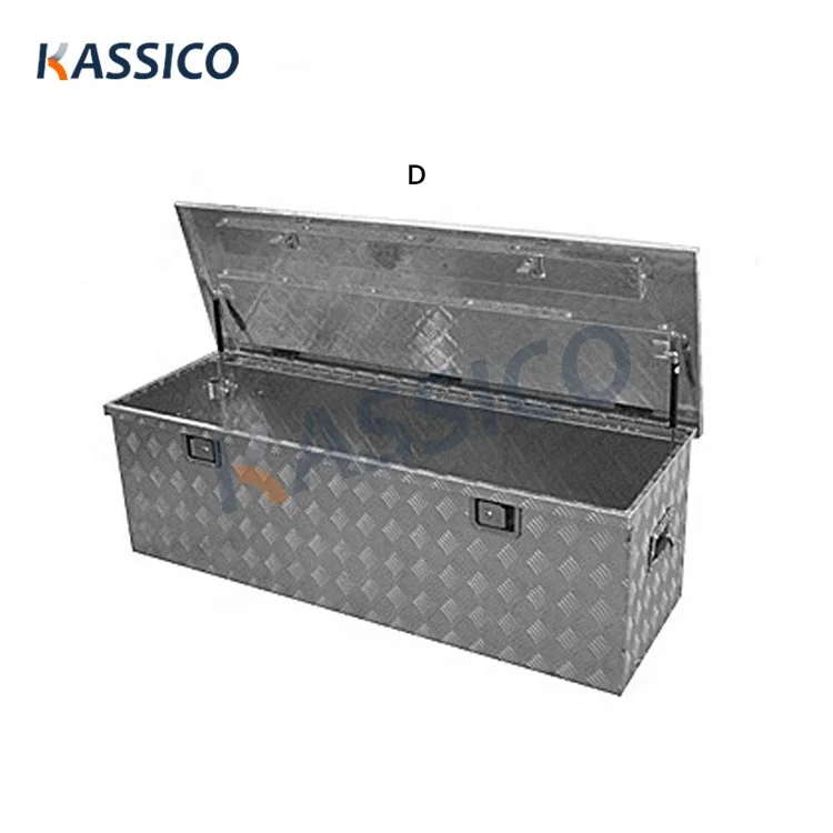 Aluminum Storage Tool Box For Pick Up Truck Bed With Lock