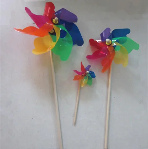 Educational DIY toys Function Pinwheel beautiful colorful dot windmill
