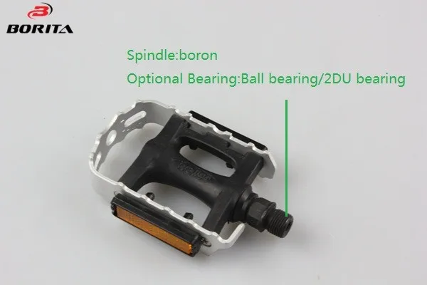 Wellgo 2DU Bearing Toe Clip System Bike Foot Pedal