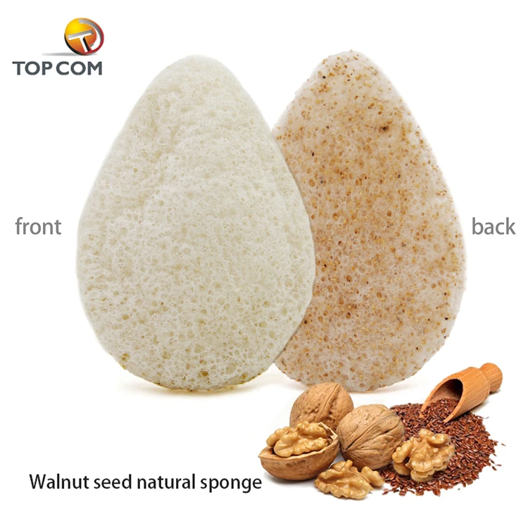 100% Natural Vegetable Fiber exfoliating facial face sponge
