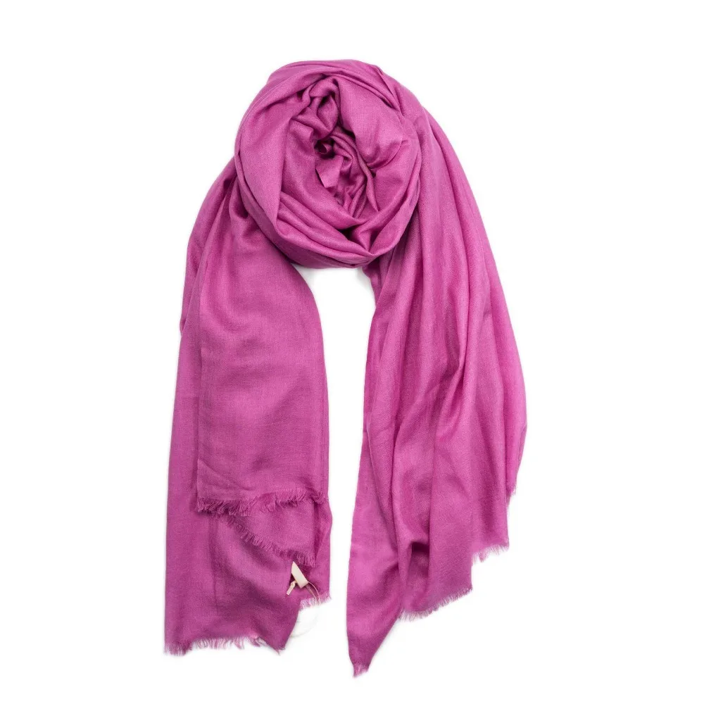 
Wholesale Woman Chinese 70% Pashmina Cashmere 30% Silk Scarf 