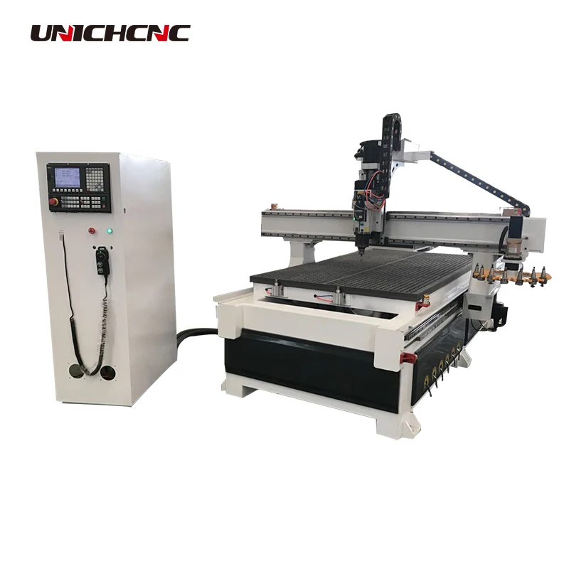 Auto tool changer woodworking cnc router machine 1325