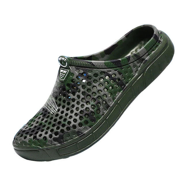 Camouflage printed eva slipper shoes sandals for men