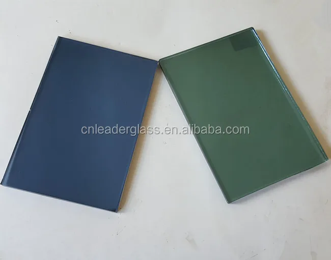 Синее светоотражающее строительное стекло от китайского производителя для