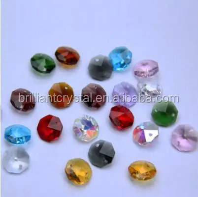 14mm  K9 faceted crystal octagon beads for chandelier accessories