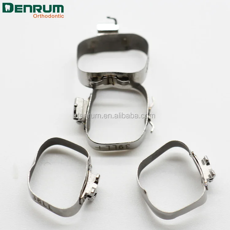
Denrum Dental orthodontic materials and instruments Molar Bands With Tubes Lingual Sheaths 