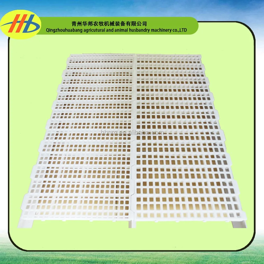 2020  hot sale plastic raised slat floor system for chicken farm house