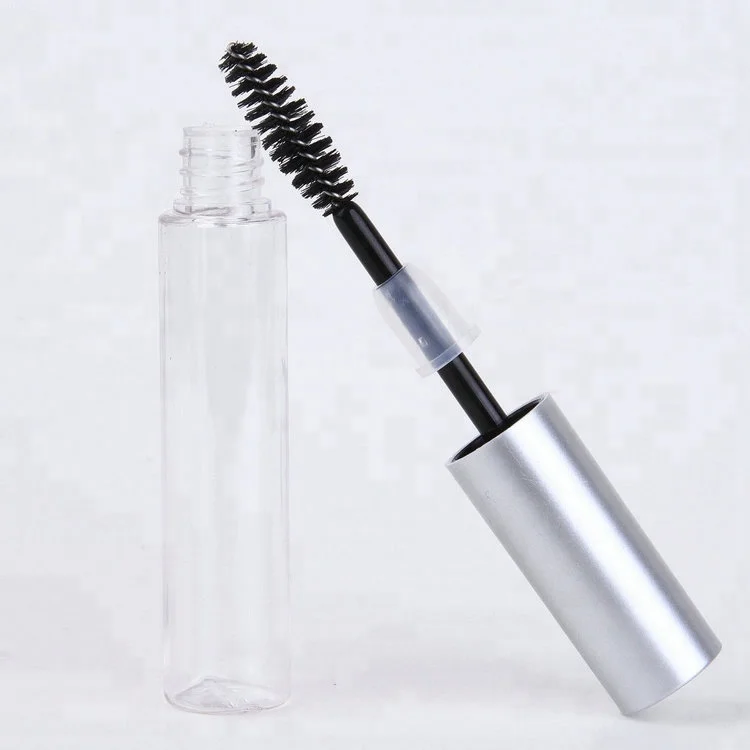 10ml Empty Eyeliner Packaging Vials Clear Body Cap Aluminium Gel Eyeliner Packaging Brush Clear Mascara Tube