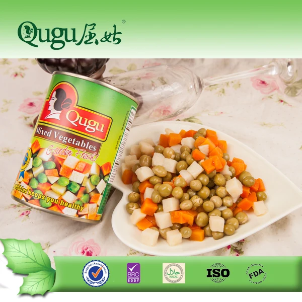  Консервированные смешанные овощи и сладкая кукуруза с питанием