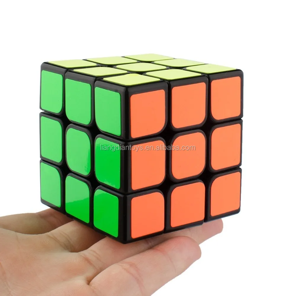 Smooth New 3 x 3 x 3 Black Speed Cube Puzzle