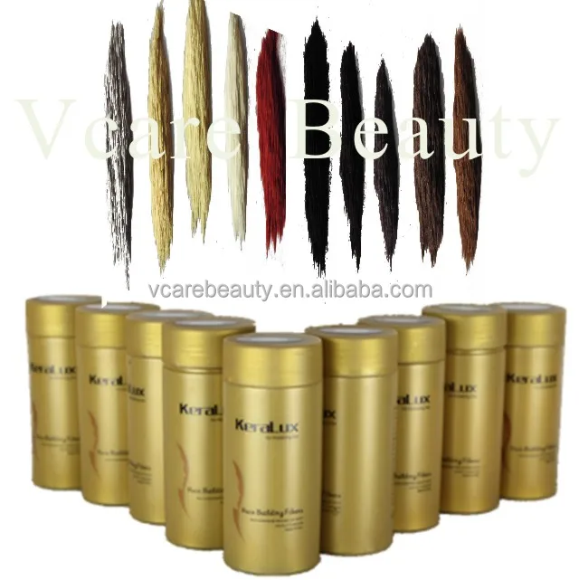 MOQ 1 carton 28 gram bottle herbal powder fullness hair fibers