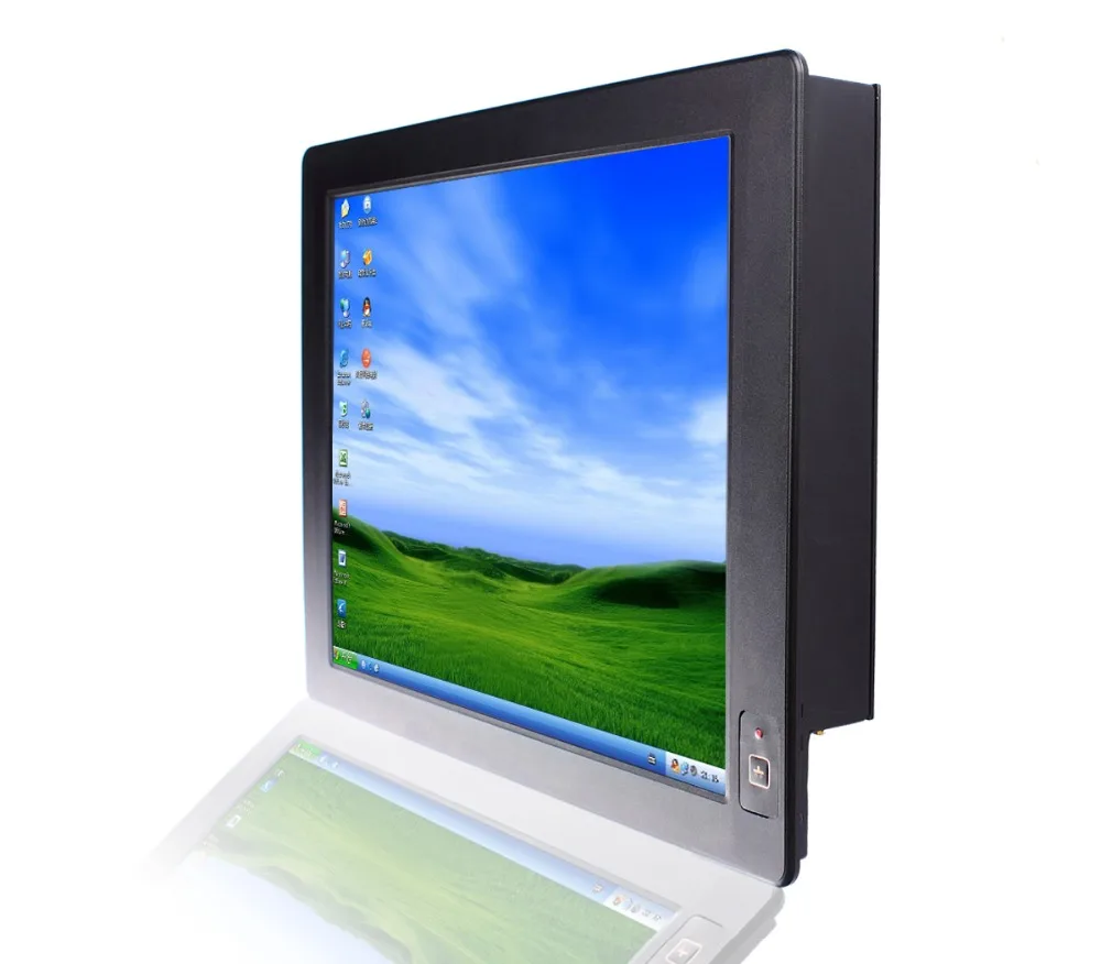 parallel port DDR3 2GB 15 inch industrial touch panel pc with mini PCI slot industrial computer