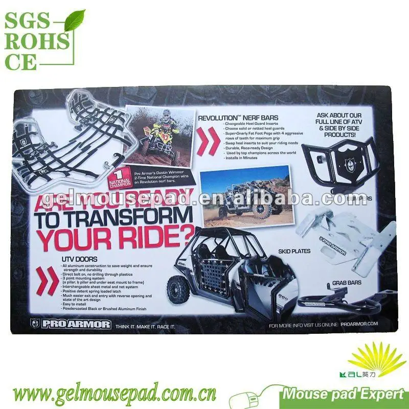 Custom rubber table pads/counter mat