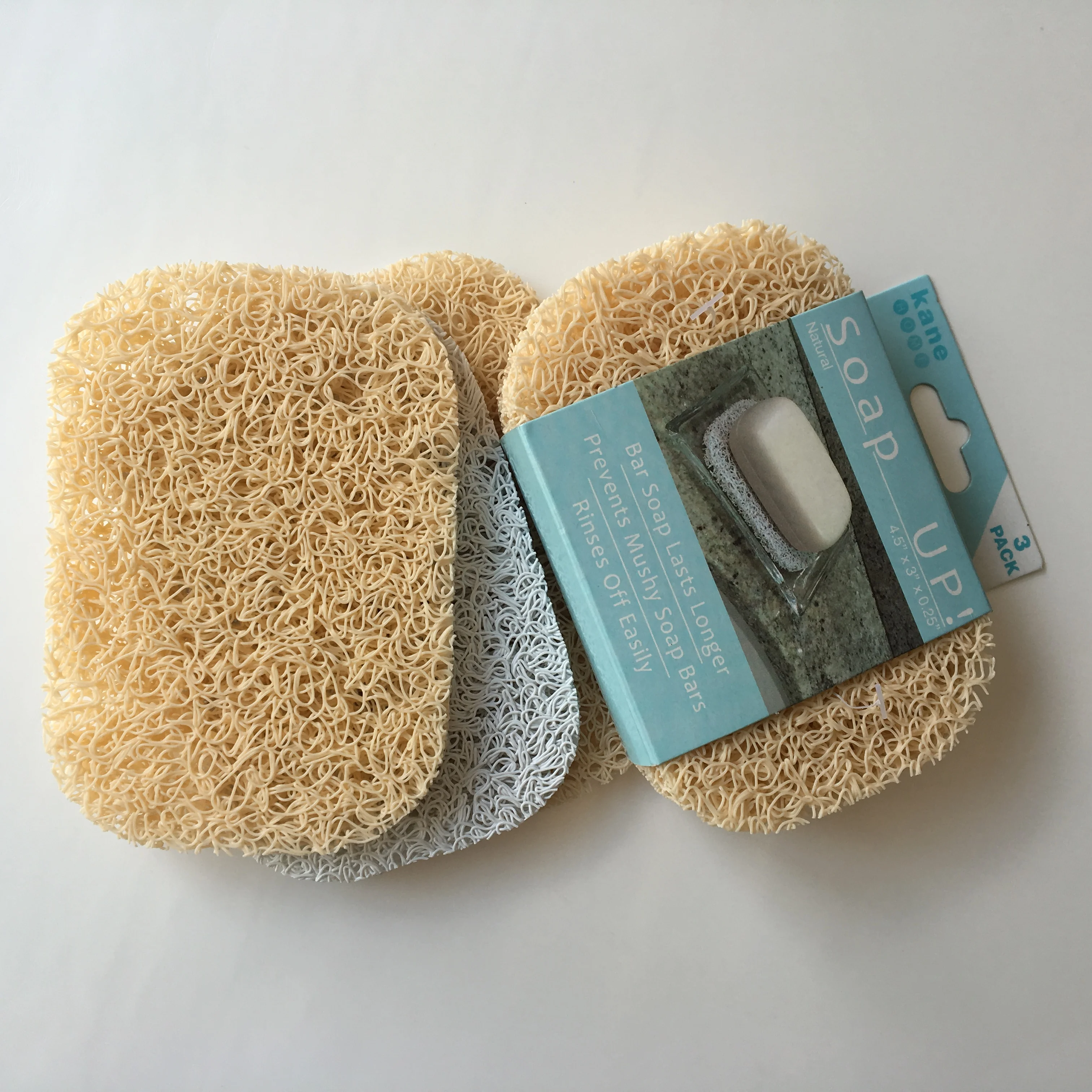 China High Quality 7.5*11.5 CM Soap Lift Soap Saver Pvc mat diatomite soap dish bathroom mat