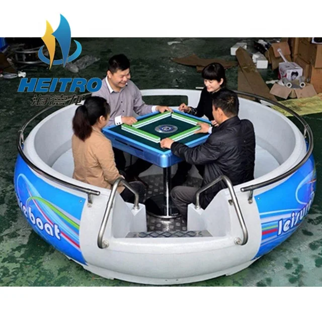 Water leisure electric BBQ donut fishing rowing boat ride