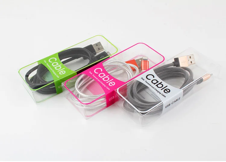 Wholesale pvc material electronic usb cable line packaging