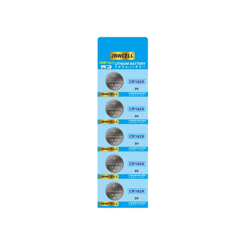 JBWCELL coin cell battery  CR1620 3.0V Lithium cells for Toys Power Tools  Home Appliances  Consumer Electronics
