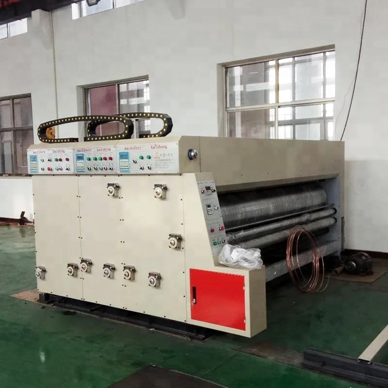 Automatic 4 Colour Flexo Printing And Cutting Machine For Corrugated Cardboard