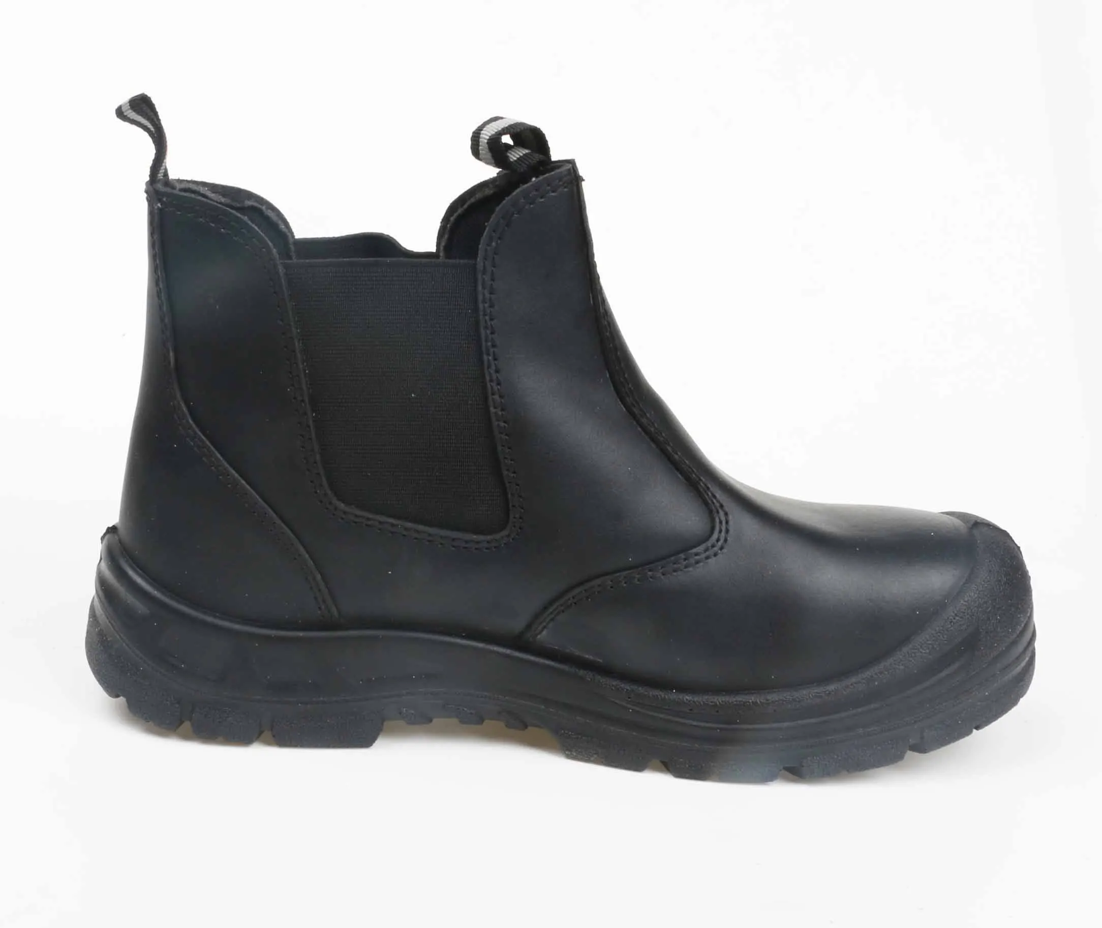 Steel toe medical comfort new design factory men chelsea safety shoes / boots for work