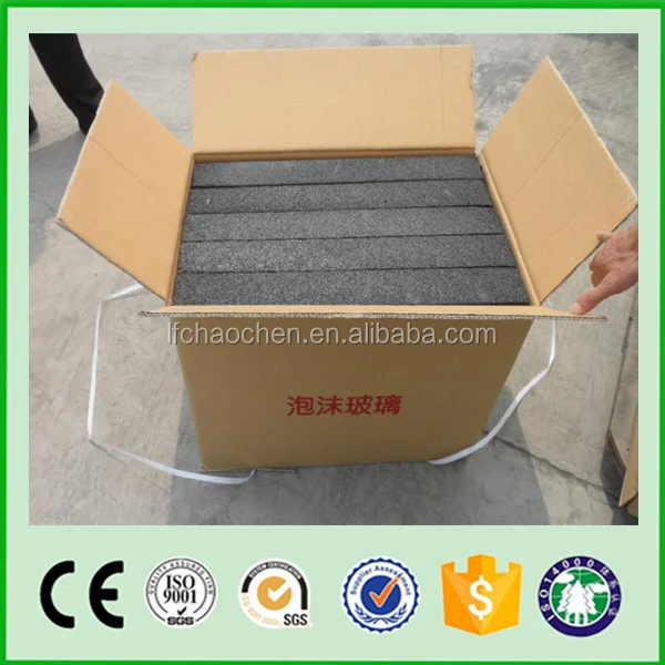 Fireproof foam glass block thermal insulation material cold insulation cellular glass