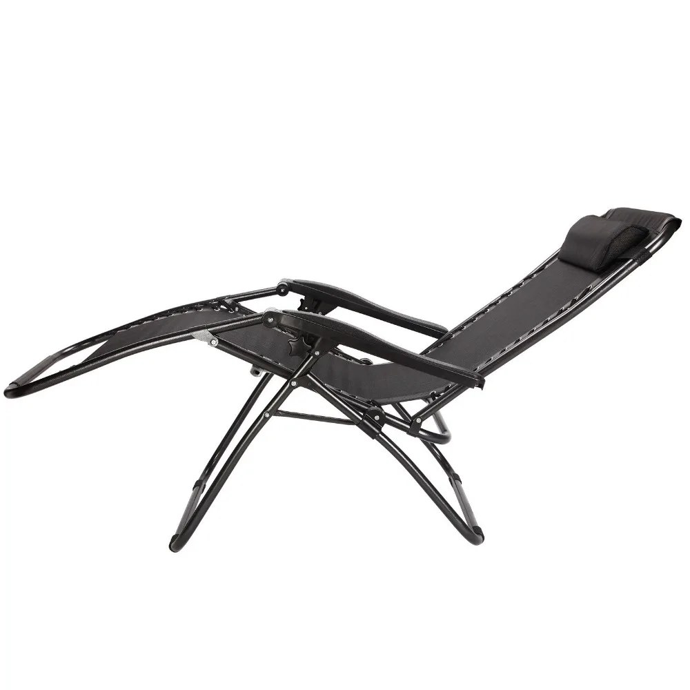
Folding Zero Gravity Chair Recliner Chair With Cup Holder Tray 