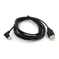 usb shielded high speed cable 2.0 revision USB a male to 90 degree right angle mini charging usb cable