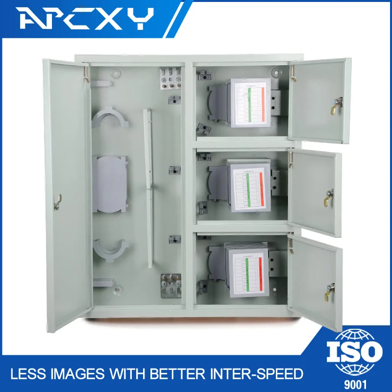 Built-in Wall Mounted Cold Rolled Multi Network FTTH Splitter Fiber Optic Distribution Box