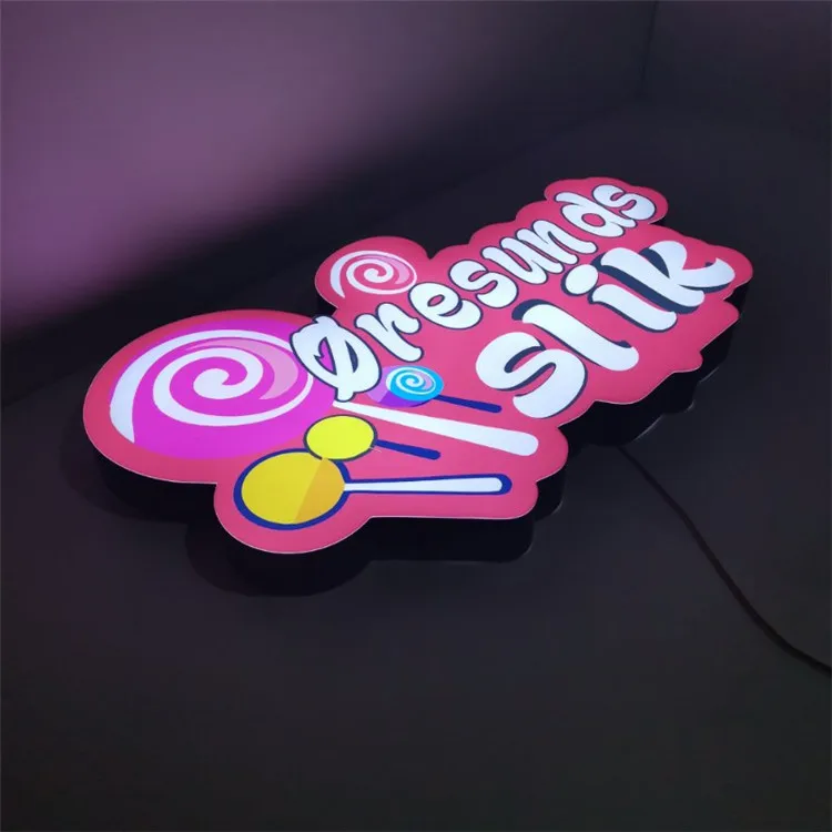Retail Shop Front Light Box Signs Outdoor Store Letter Lightbox