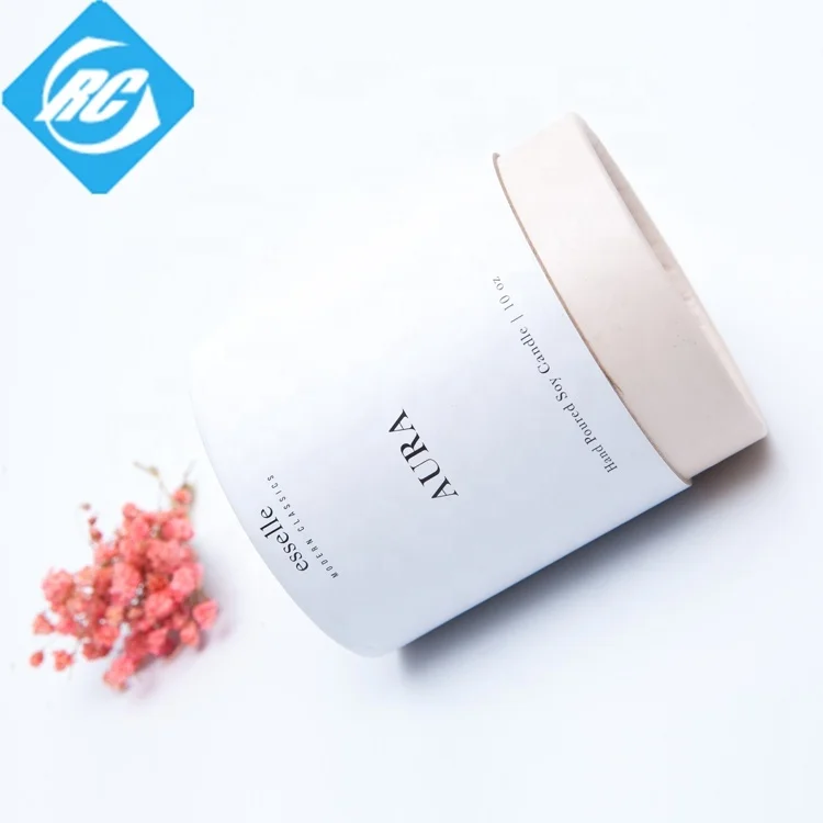 China Biodegradable Cardboard Paper Tube Custom Printed Cylinder Paper Boxes For Candle