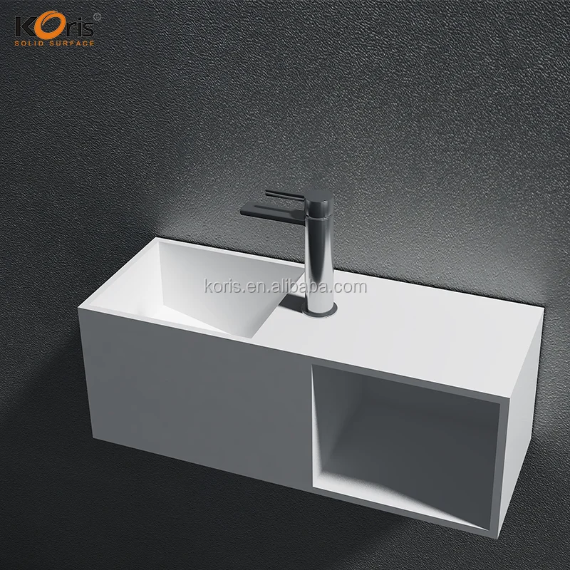 New design acrylic solid surface bathroom basin sinks
